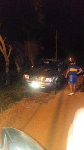 Abandonan camioneta del joyero asaltado en Luque